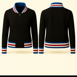 Ladies Denim Varsity Jacket